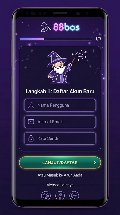 Cara Mudah Buat Akun Baru 88bos di Android