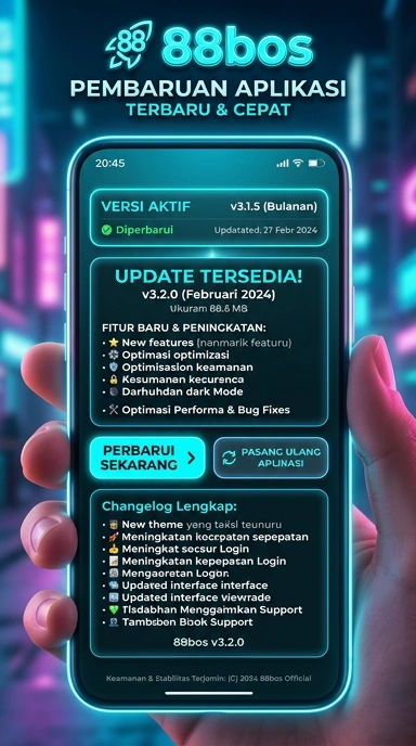 Riwayat Versi 88bos untuk Pengguna Android