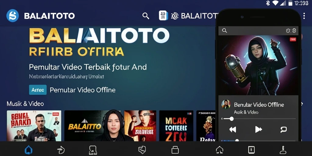 Antarmuka pengguna BALAITOTO yang intuitif dan menarik.