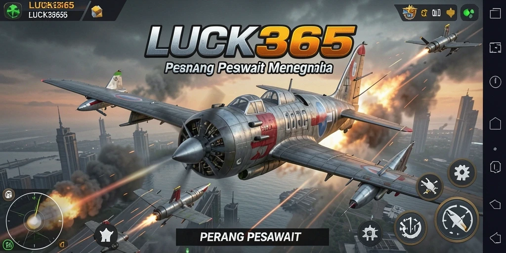 Tampilan antarmuka yang menarik dan fungsional dari LUCK365.