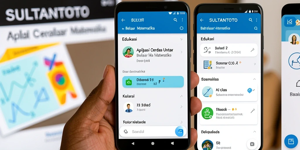 Antarmuka SULTANTOTO yang intuitif untuk Belajar Matematika.